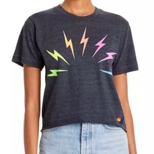 Aviator Nation lighting bolt tee